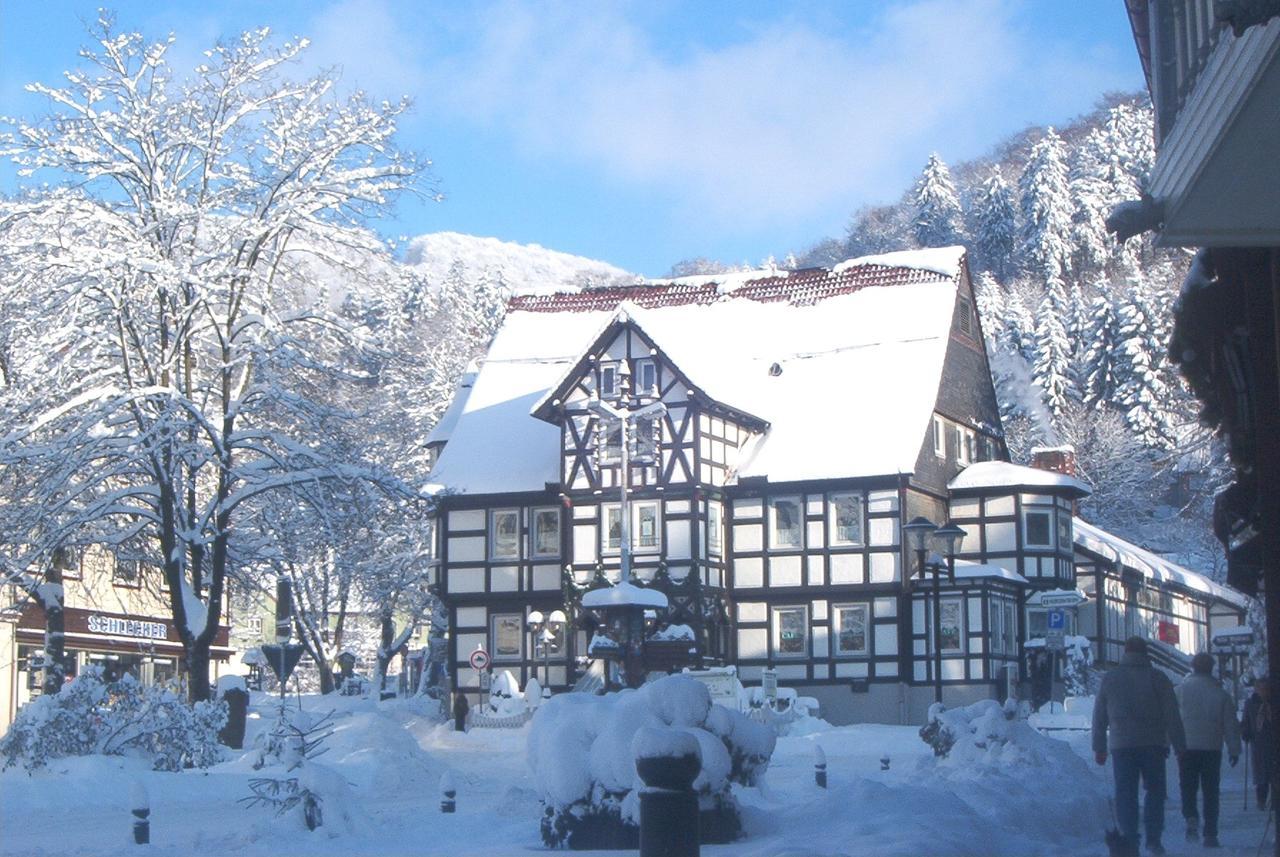 Hotel Pension Am Kurmittelhaus Bad Grund Kültér fotó